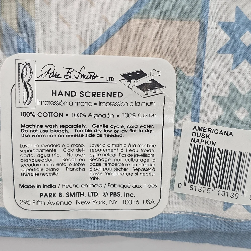 Quilt 4 Piece Napkin Set NWT